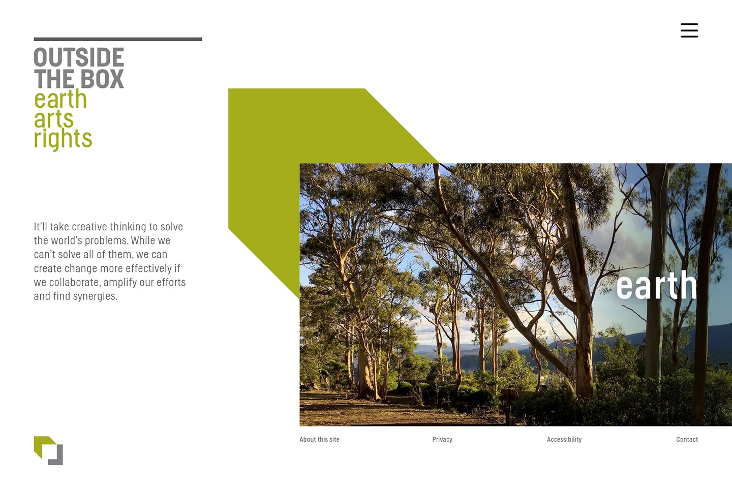 OUTSIDE THE BOX / Earth Arts Rights